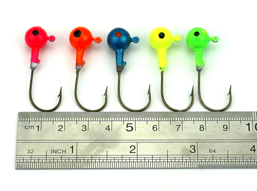 Высокое качество 15 шт. свинцовая головка крючок красный/зеленый ami da pesca карп пеше