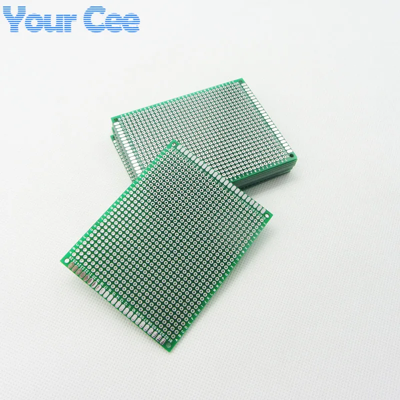 7x9см двухсторонний Прототип pcb 7*9 см Универсальный Макет для Arduino 2 54 мм
