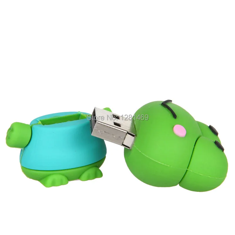Usb флеш-накопитель подарки лягушка животное мультяшный 2 ГБ 4 8 Флешка карта памяти