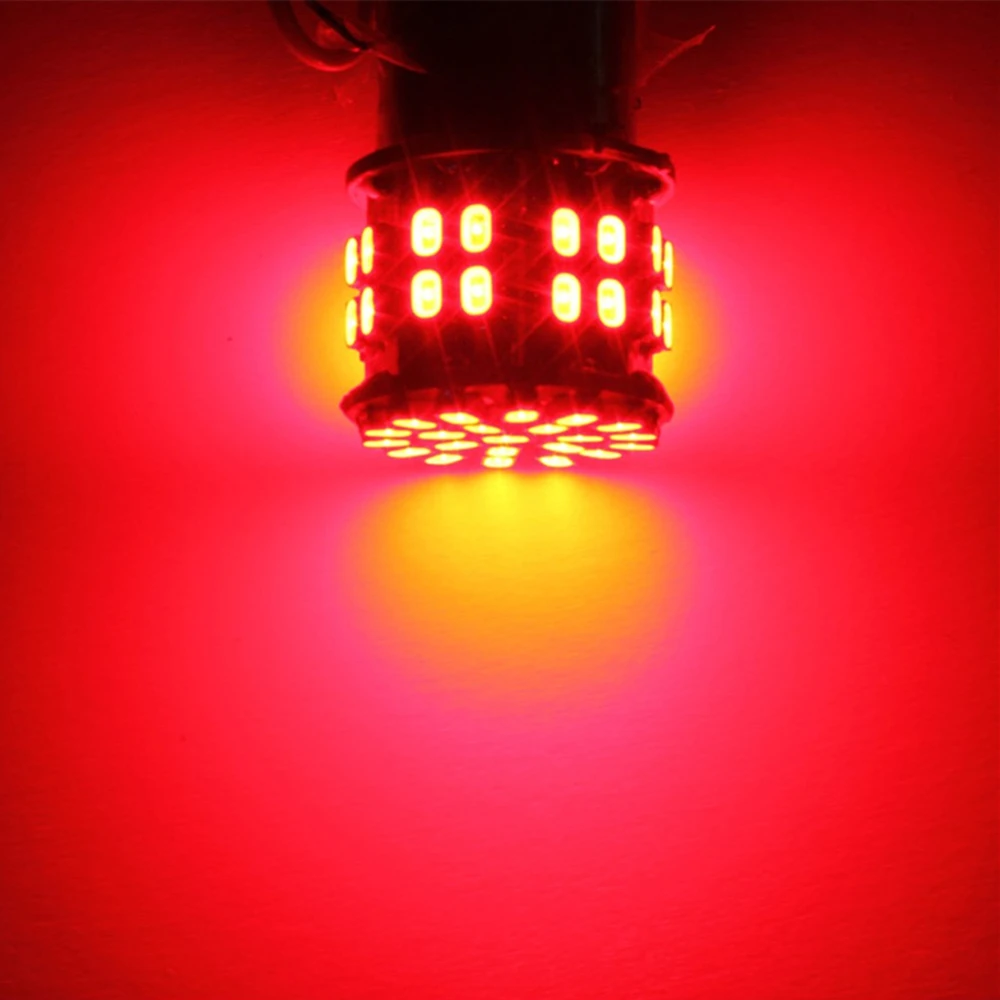 10 шт. Автомобильные светодиодные лампы 12 В 1206 50 SMD BA15S 1156 p21w|car light|led bulb ba15sba15s |