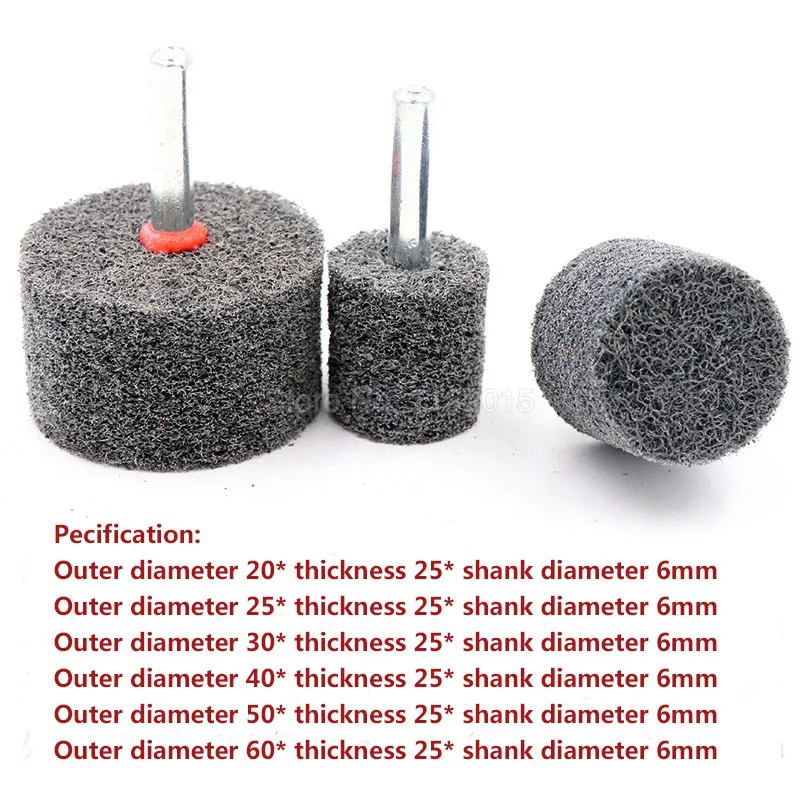 1 шт 6 мм хвостовик фибра нейлон специальный крепимые точечные Шлифовальная