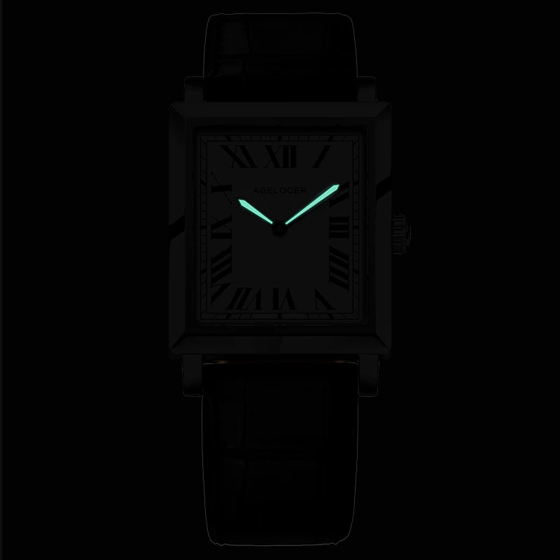 

Agelcoer Luxury Dress Watch Luminous Quartz Watches With Strap Watch 3402A1