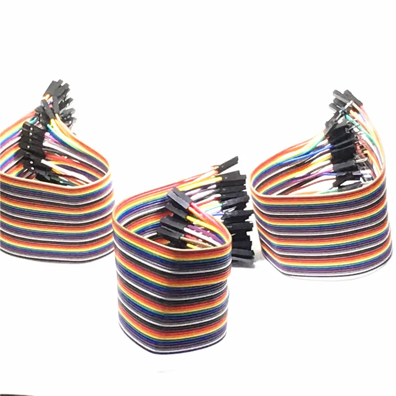 Dupont line 120 шт./лот 20 см штекер + гнездо и перемычка Кабель для arduino|Соединители| |
