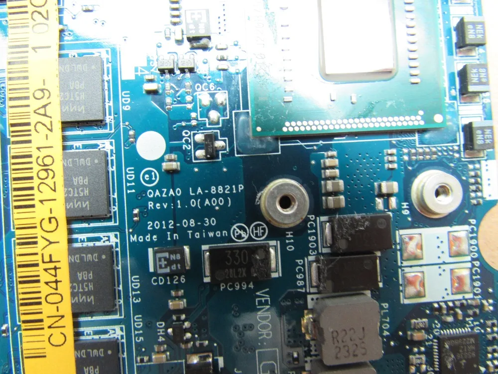KEFU QAZA0 LA 8821P REV: 1 0 материнская плата для ноутбука Dell XPS 12 9Q23 тест оригинальная 4G RAM I5