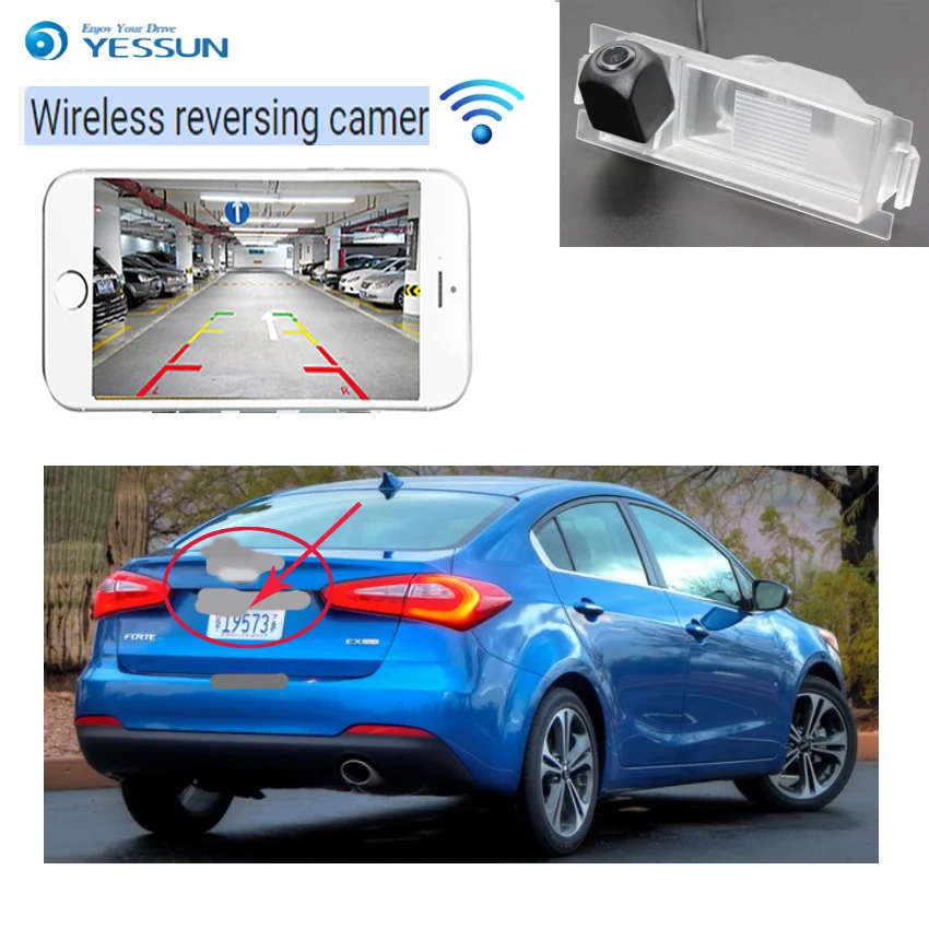 Новая Автомобильная HD камера YESSUN для парковки KIA K3 Coupe Forte Cerato 2008 ~ 2015|Камеры