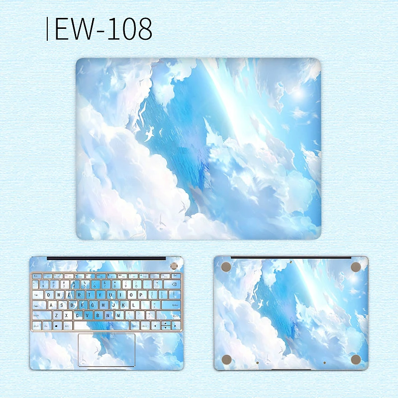 9 Белая мраморная наклейка для ноутбука huawei Matebook X Pro 13,9X13,3 Виниловая наклейка для ноутбука MateBook E 12 D 15,6 кожа для ноутбука - Цвет: 9