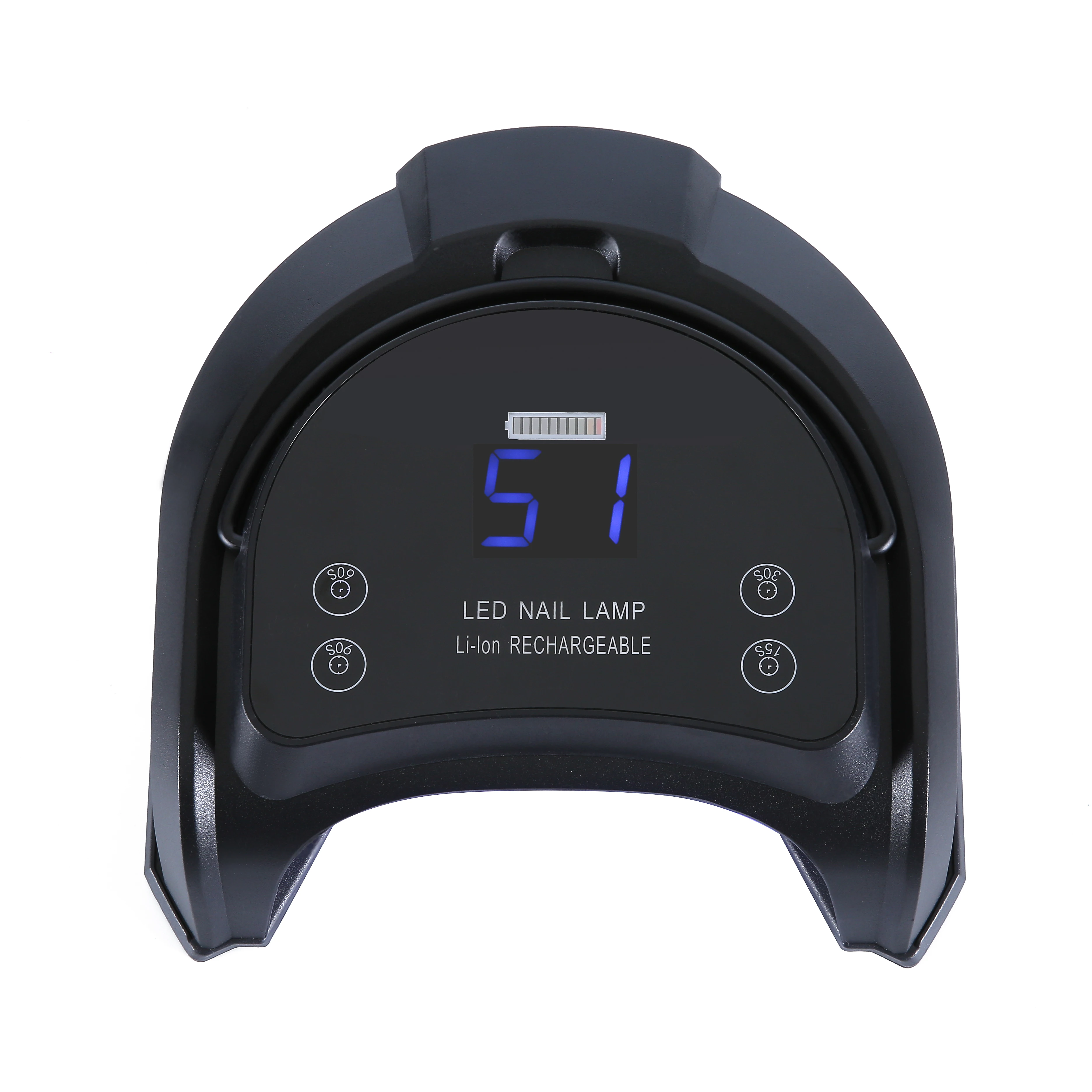 Сушилка для ногтей Перезаряжаемые светодиодные лампы 4 таймер ЖК-дисплей Батарея