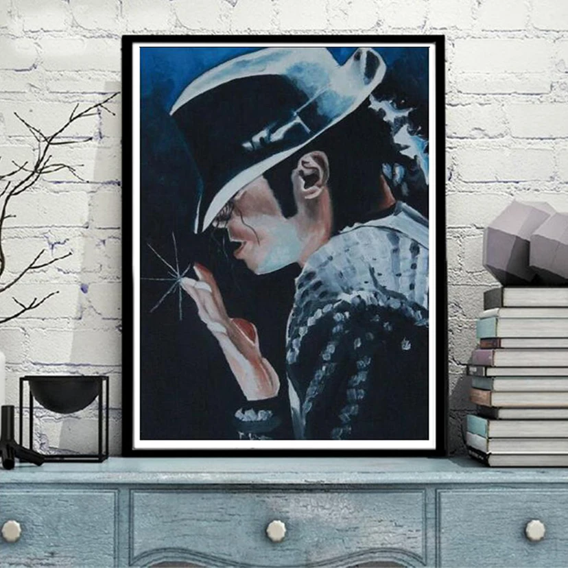 Алмазная 5d Вышивка Майкла Джексона картина с полными квадратными/круглыми