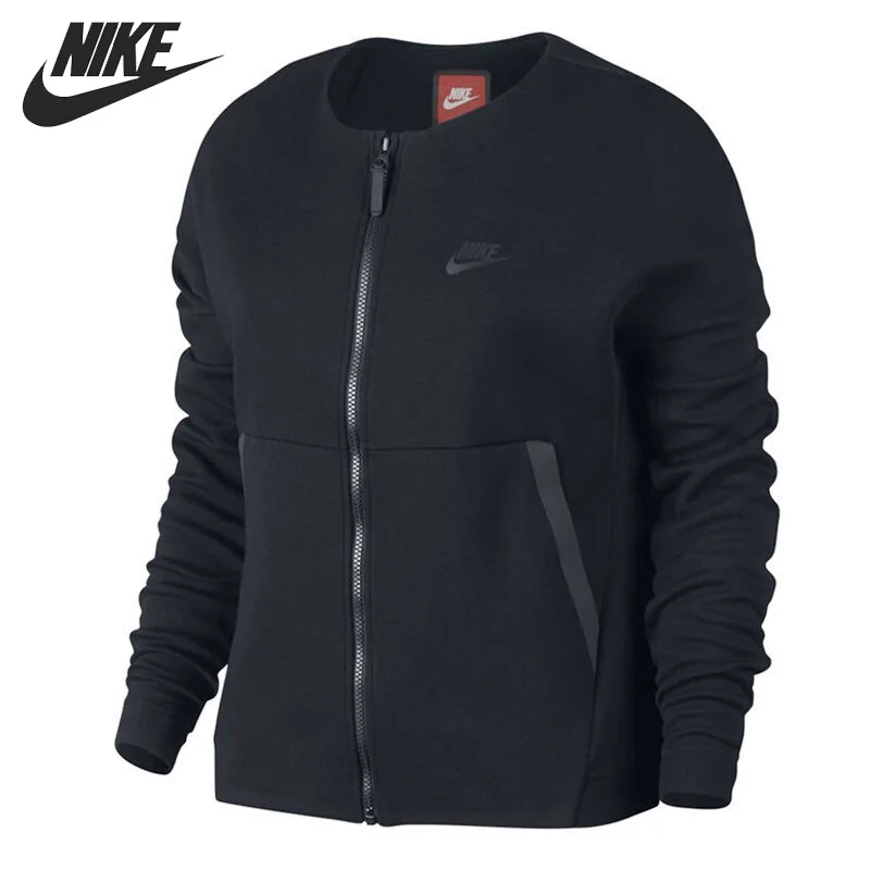 Оригинальный Новое поступление NIKE TCH FLC JKT FZ KNT Женская куртка спортивная|Беговые