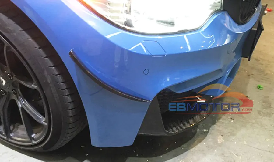 Передний разделитель для губ из настоящего углеродного волокна воздушного ножа