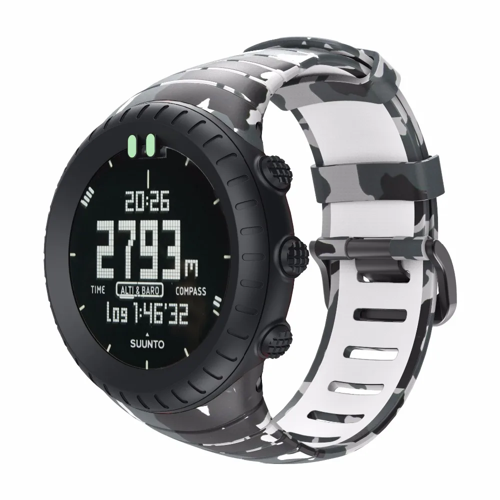 Ремешок силиконовый для Suunto Core сменный Браслет наручных часов аксессуары |