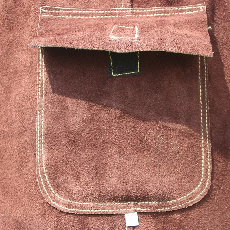 Профессиональный сварочный фартук из воловьей кожи защитный для электрической