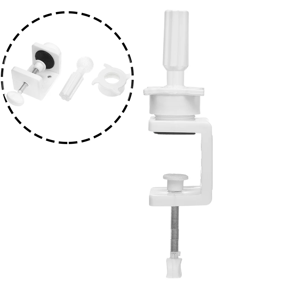 Adjustable Hairdressing Tripod Stand Wig Head Clamp False Mannequin Training Practice Metal Holder Desk Table | Шиньоны и парики