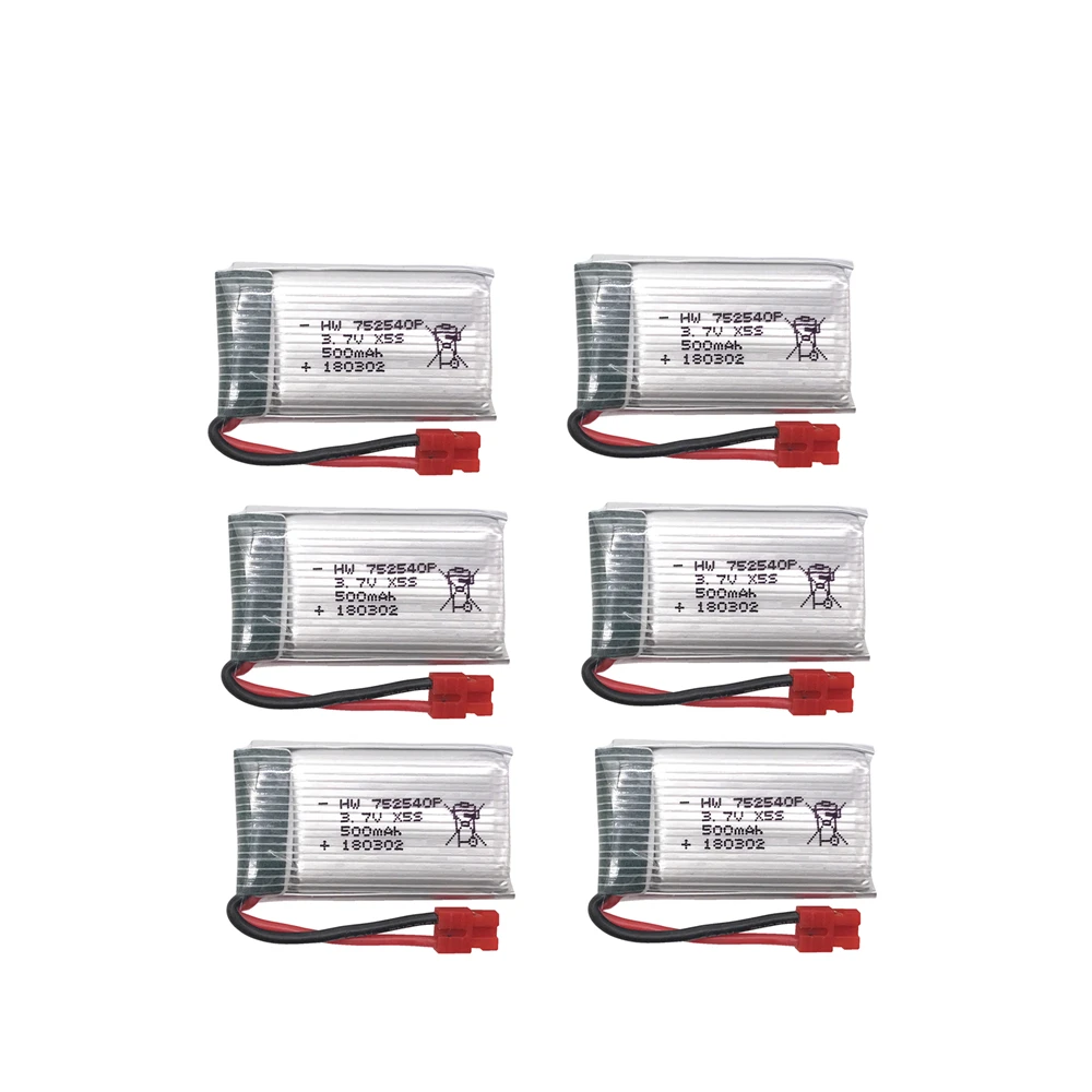 Аккумулятор Syma 3 7 в 500 мАч для квадрокоптера X5S X5SW X5HW X5HC X5UW|3.7v 500mah battery|3.7v 500mahspare part |