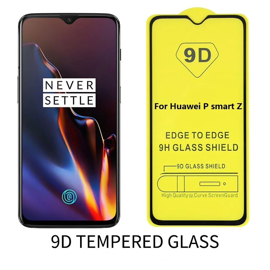 100 шт./лот 9D полное покрытие закаленное стекло протектор экрана для Huawei P30 honor 10i 20i