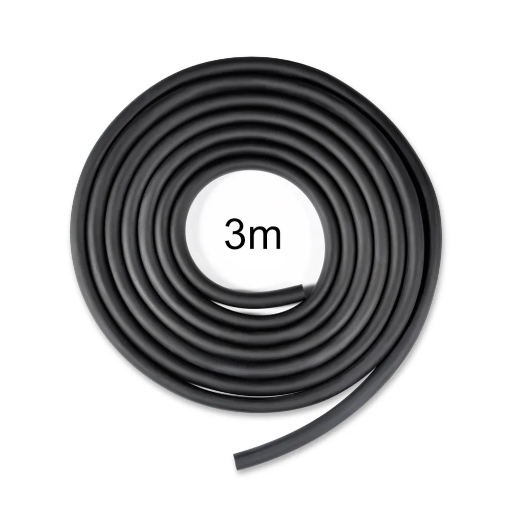 

3 M 6*9mm black Natural Latex Rubber Band Fitness Muscles Rally Exercise Outdoor Slingshot Catapult