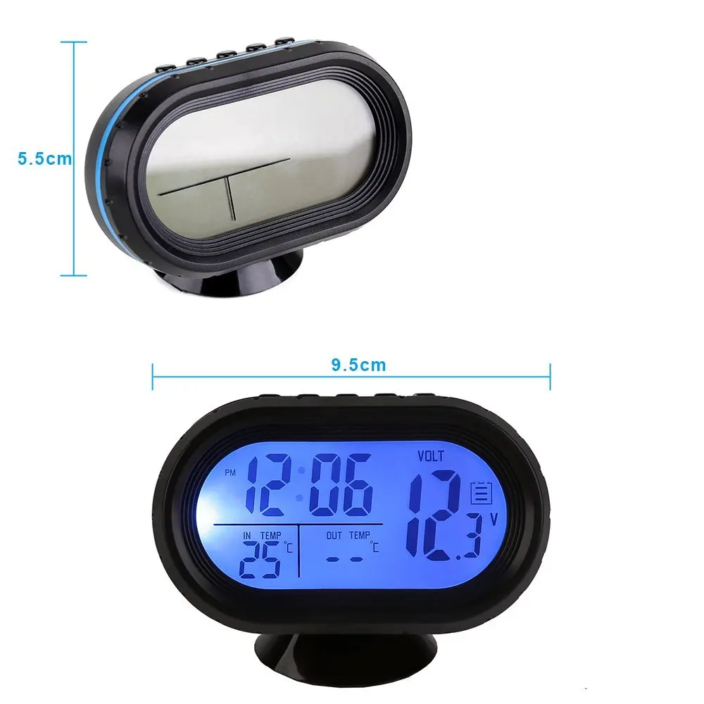 Полезные термометр Вольтметр Напряжение детектор Батарея измерения Температура