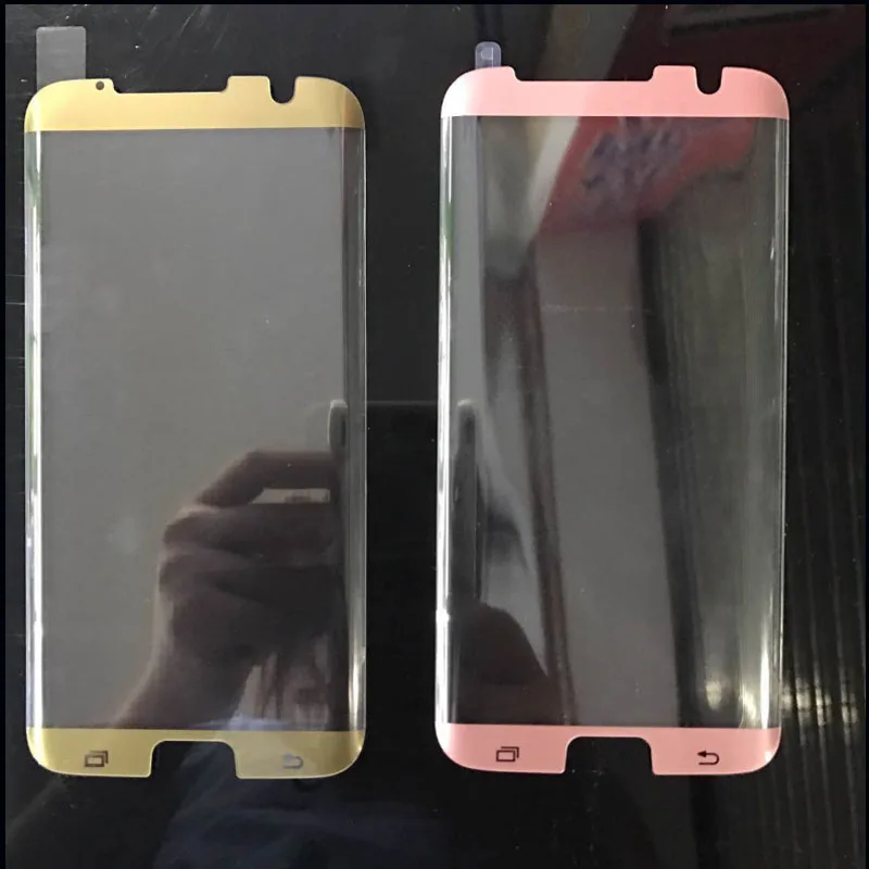 Ультратонкое изогнутое закаленное стекло для Samsung S7 Edge Защита экрана Galaxy (10