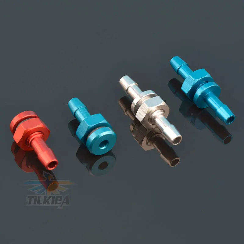 1 шт. синие/Серебристые водяные ниппели хорошего качества L32mm / L20.8mm M6 Thread Rc Boat