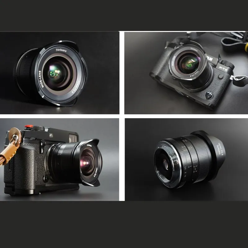 7 ремесленников 12 мм f2.8 ультра широкоугольный объектив для Sony A6500 A6300 A6000 A5100 A5000 NEX-3