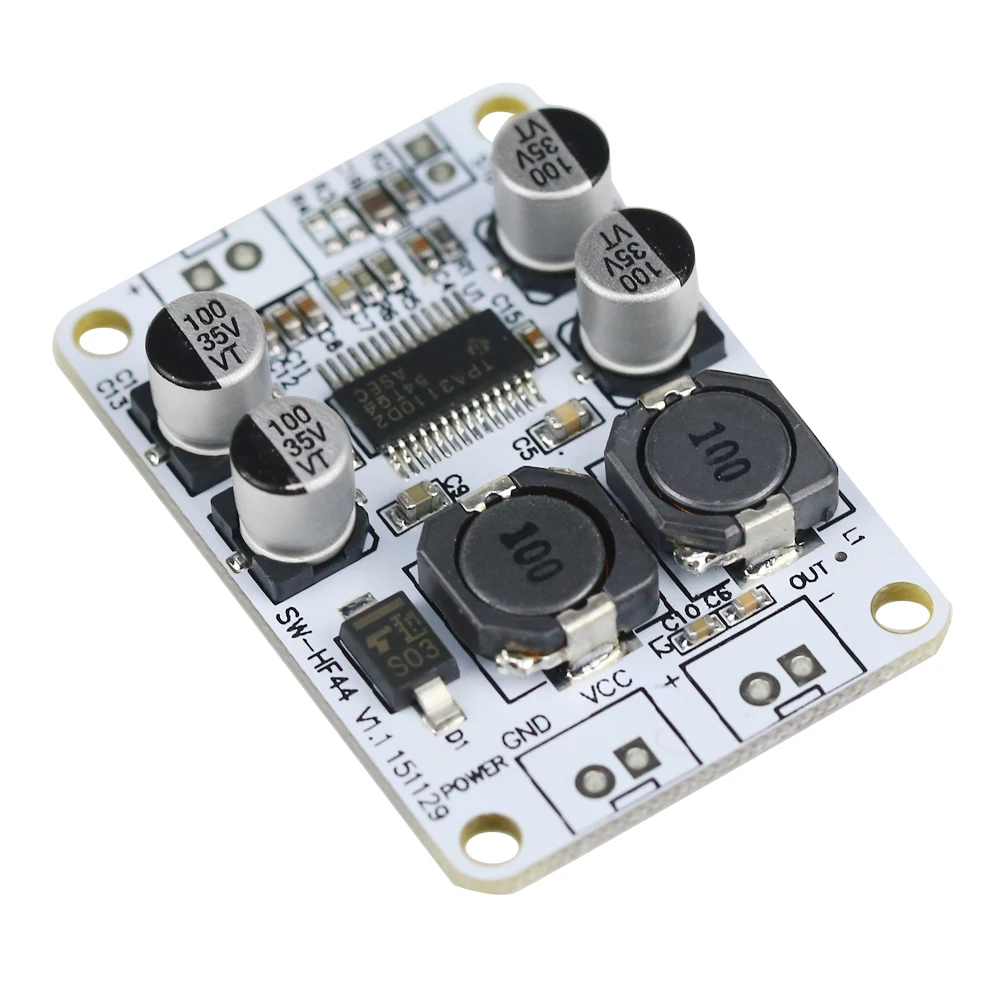 Ghxamp TPA3110 30 Вт PBTL моно цифровой усилитель доска для 4OHM 6. 8 Ом 30 Вт динамик DC8~ 26 в