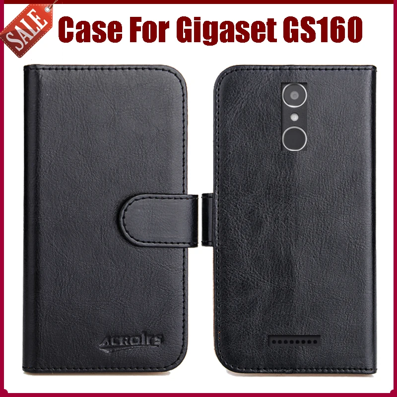Hot Sale! Gigaset GS160 Case New Arrival 6 Colors Luxury Leather Protective Cover For Phone Bag | Мобильные телефоны и