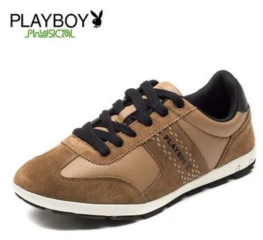 PLAYBOY/дышащая уличная Мужская обувь; Мода года; сезон весна-осень; Мужская обувь; Повседневная прогулочная обувь; удобная мужская Уличная обувь - Цвет: khkai