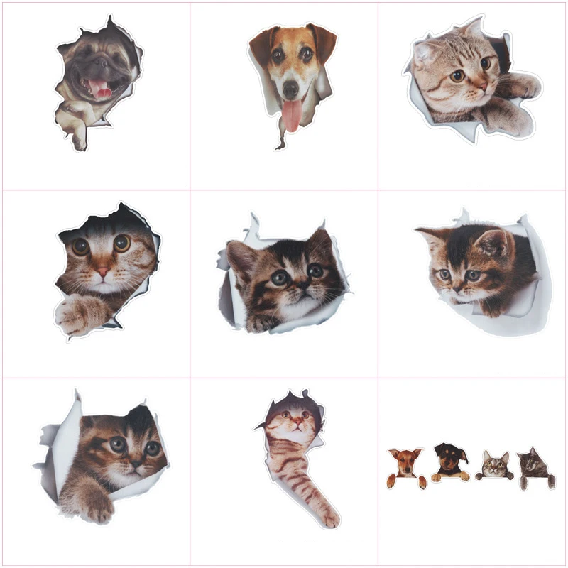 Автомобильный стикер модные автомобильные аксессуары 3D стерео аниме Забавный