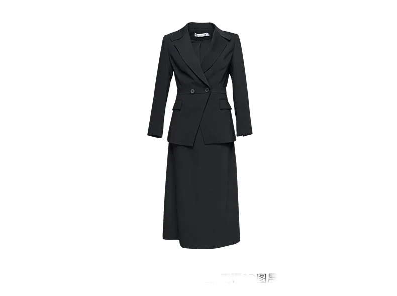 Модные комплекты из двух предметов Офисная Женская облегающая блузка с длинным