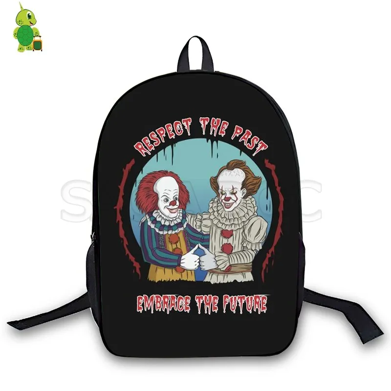 Рюкзаки с рисунком клоуна из мультфильма ужас Pennywise для детей ясельного возраста