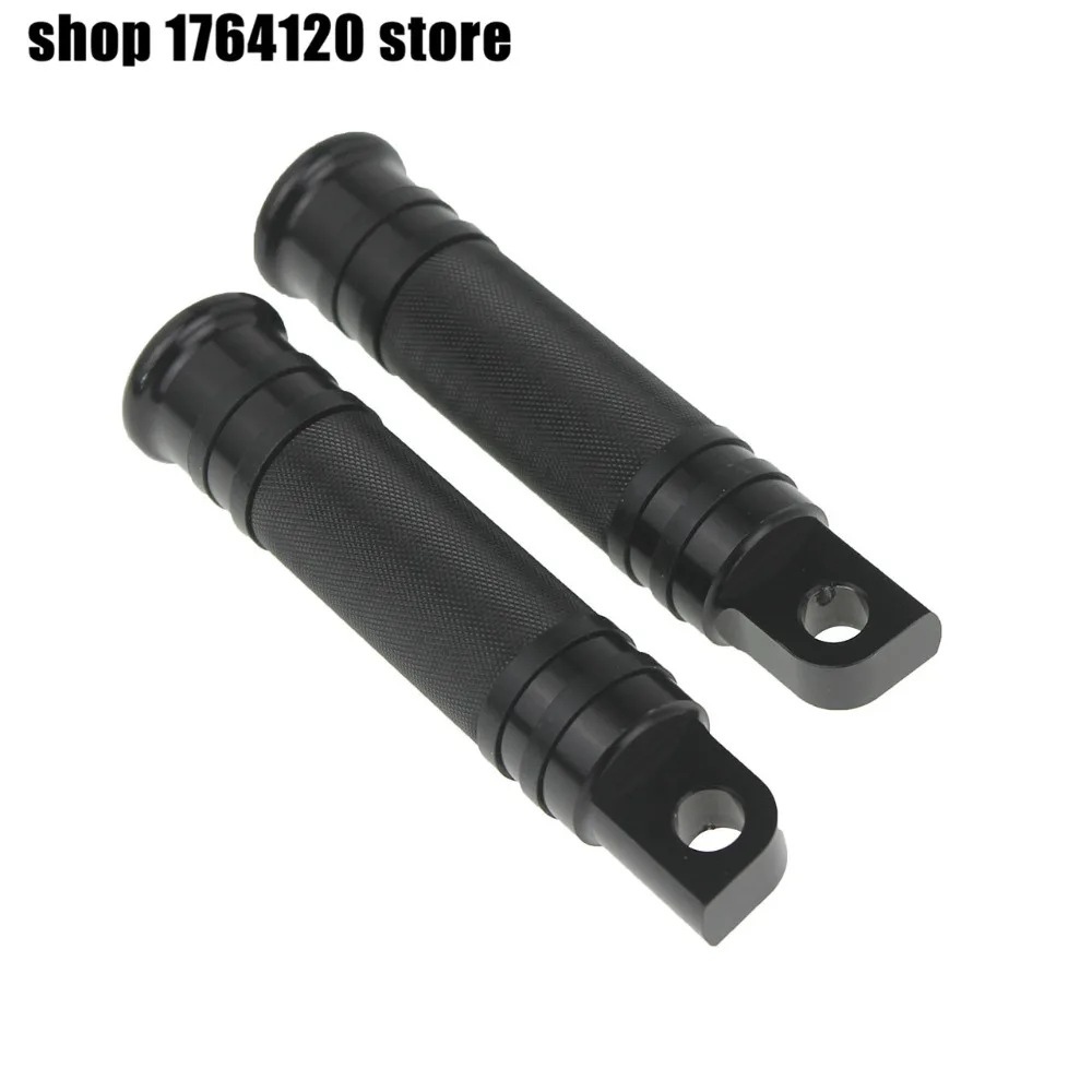 Универсальный черный CNC Rider Задний Передний подножки для мотоцикла педаль ног Harley