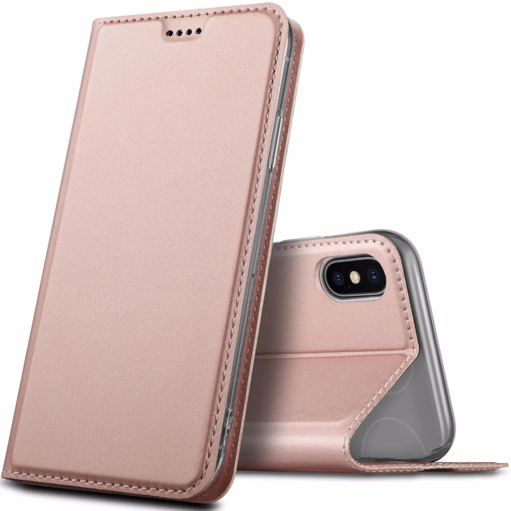 IVSO Роскошный кошелек кожаный чехол для телефона iphone x/iphone xs слот карт памяти