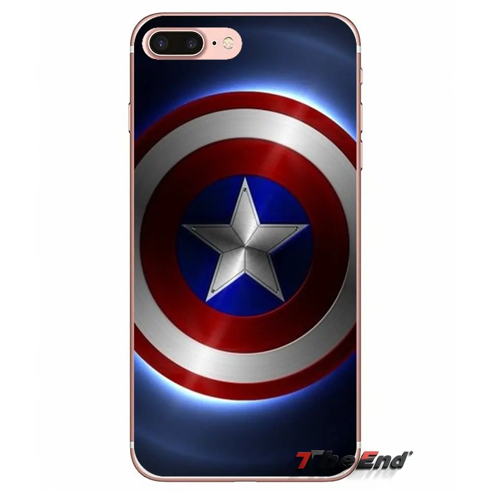 Прозрачный мягкий чехол для Xiaomi Mi6 Mi 6 A1 Max Mix 2 5X 6X Redmi Note 5 5A 4X 4A A4 4 3 Plus Pro Captain America Shield |