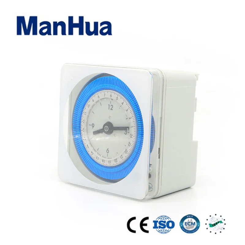 ManHua 220VAC MH711(AH711) аналоговый таймер с мини электрический muntifuncation кварцевый механический таймер