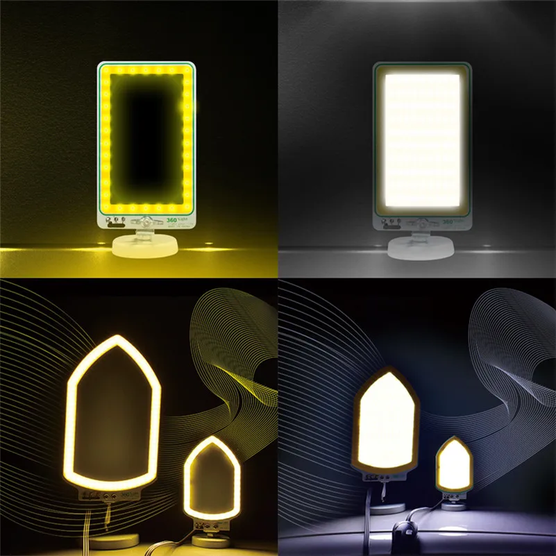 Portable Lighting recargable LED Camping Tent Light off road lights for cars Repair Changeable light color magnetic base | Освещение