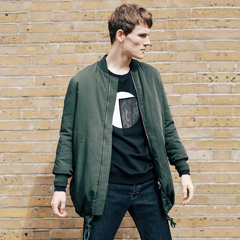 Viishow зимний Бомбер куртка Мужская модная Брендовая верхняя одежда парка мужские