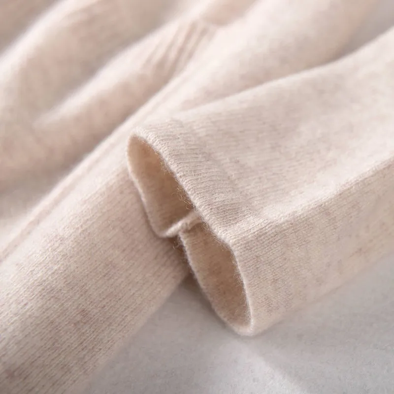 

2018 New arrival Spring Autumn Woman V Neck Cardigan Casual Long Sweater cashmere Big yard Knit Pure color Wool Blended Sweater