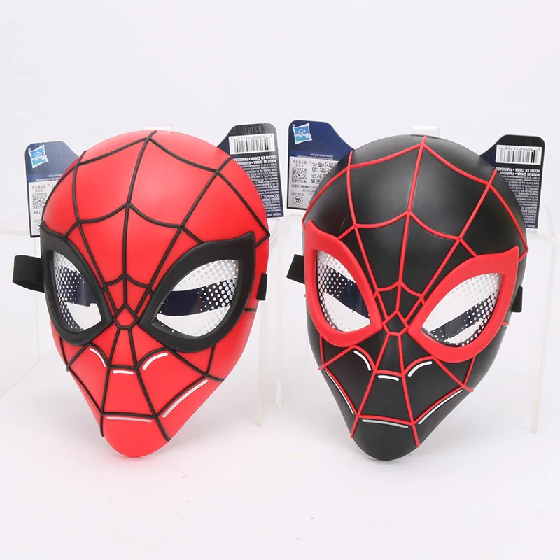 Hasbro Marvel игрушки Человек-паук Майлз Моралес маска Регулируемая супергерой Человек-паук полное лицо маски для детей Взрослые косплей игрушки