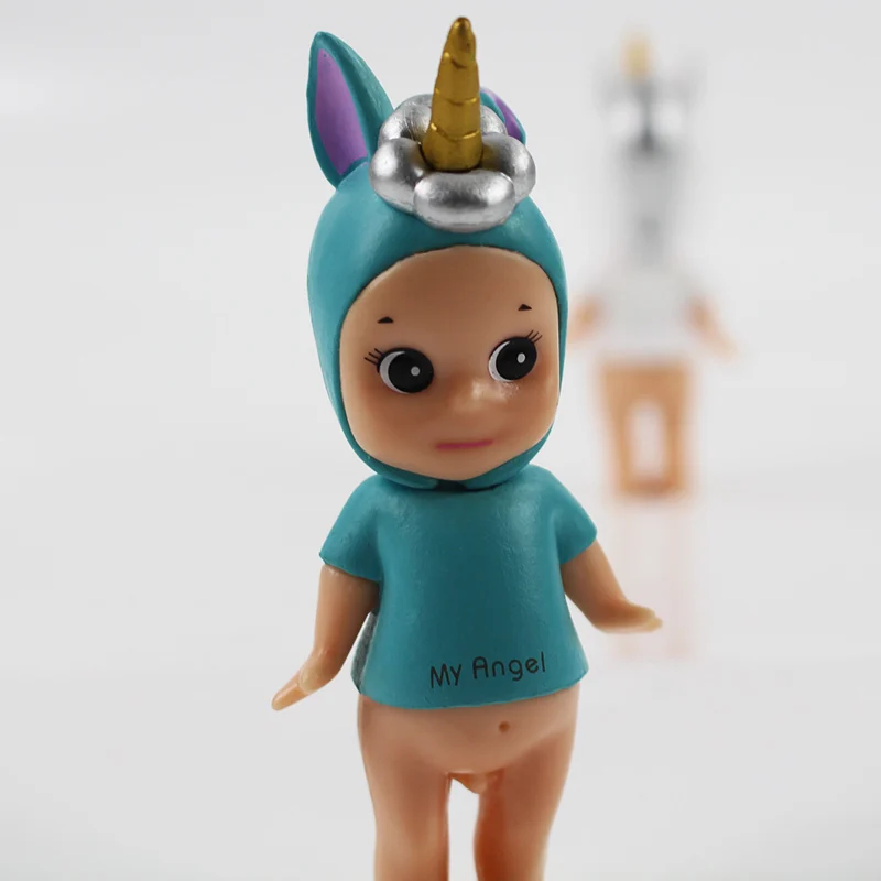 1 PCS Green 2 стиля, игрушечная фигурка Санни-ангела, единорог, Санни-ангел, детская игрушка, Kawaii Kewpie, кукла, подарок для детей - Цвет: 1 PCS Green