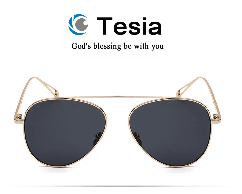 TESIA, новые солнцезащитные очки авиаторы Для женщин Для мужчин Брендовая Дизайнерская обувь с переключением между дальним и UV400 зеркальные очки аксессуары очки T922