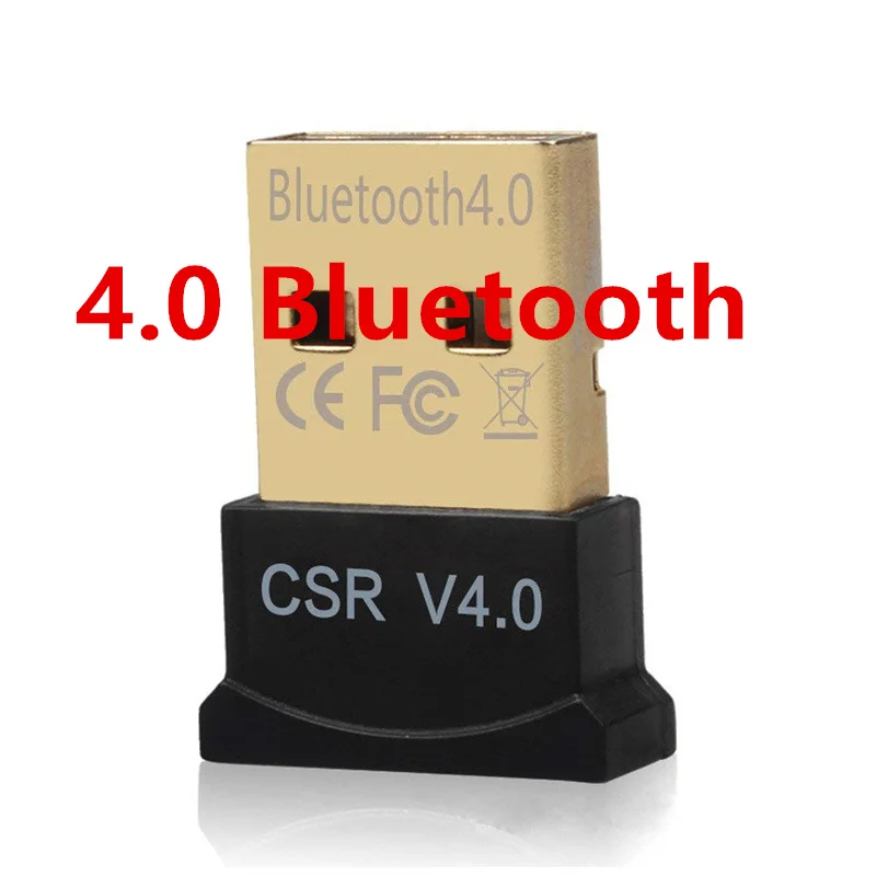 4.0 Bluetooth Мини USB беспроводной Bluetooth CSR 4,0 Двойной Режим адаптер ключ драйвер для Windows 10 8 7 Vista XP Linux PC V4.0 синий зуб адаптер - Цвет: 4.0 Bluetooth