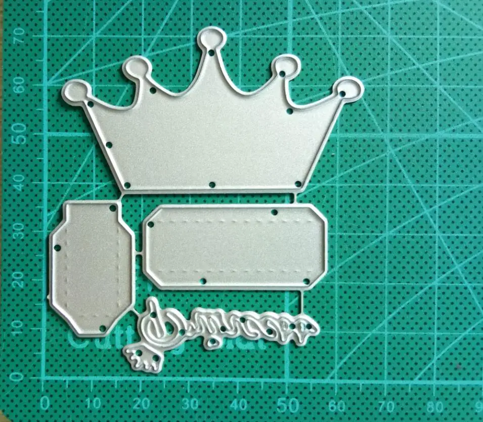 3D Корона крышка металла резки штампы трафарет для DIY скрапбукинга открытки в