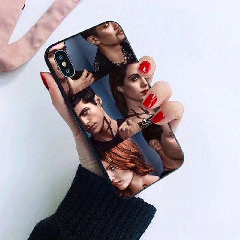 Shadowhunter ANGELIC RUNE Мягкий силиконовый прозрачный чехол из материала TPU чехол для iPhone 4S 5S 5C 6 6S 7 Plus X 10 XS XR XS Max 11Pro MAX