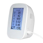 Многофункциональный детектор качества воздуха в помещениина улице HCHO  TVOC тестер CO2 метр монитор CO тестер с перезаряжаемой батареей