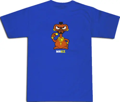 Г-н Е. Т. Крутая футболка S-XXL # синяя с принтом в подарок стиле хип-хоп хит продаж 2019