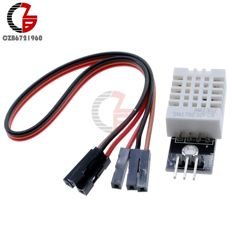 

High Precision DHT22 AM2302 Digital Temperature And Humidity Sensor Module With Dupont Cables for Arduino