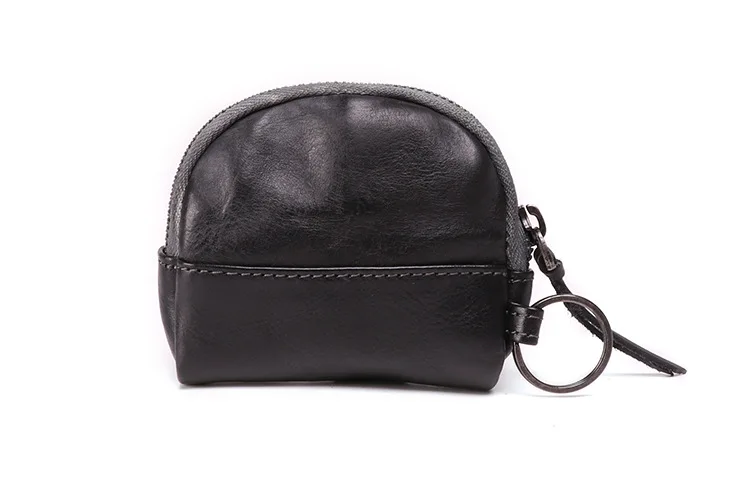 QK050 black COWATHER, высокое качество, натуральная кожа, кошелек для монет, топ, коровья кожа, натуральная кожа, маленькие сумки для монет,, Женская мини-сумка, QK050 - Цвет: QK050 black