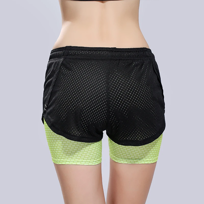 Besgo летние спортивные шорты Для женщин эластичный пояс короткие быстросохнущая