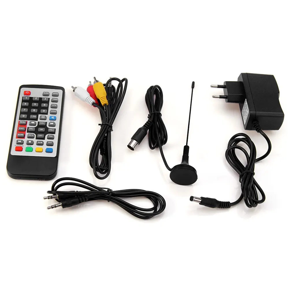 JOSSOGET TV Stick автономные VGA DVB-T LCD Приемник Рекордер с Пульта дистанционного