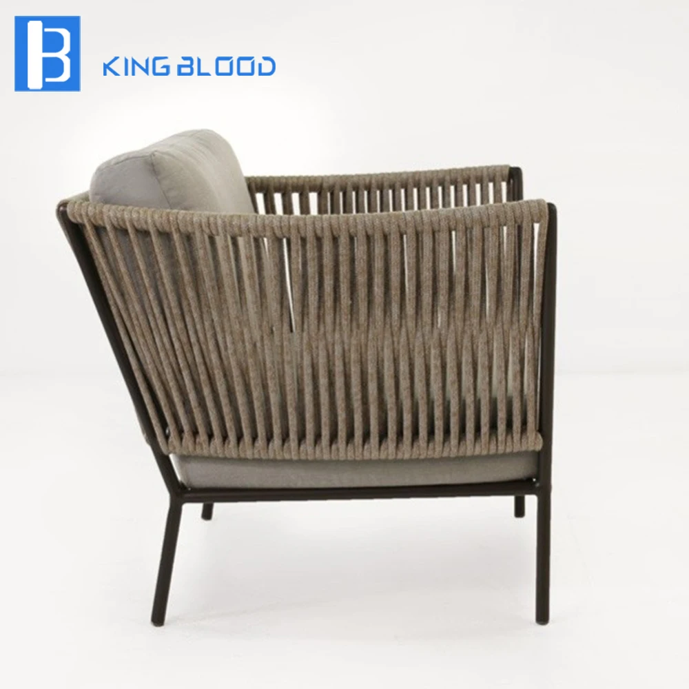 aluminum frame rope outdoor furniture rope chair